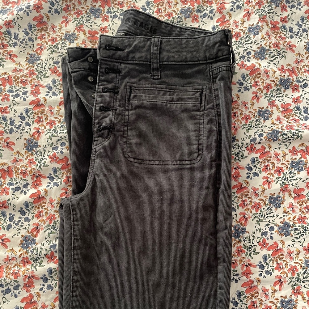 american eagle super high rise flare corduroy jean - Picture 5 of 5